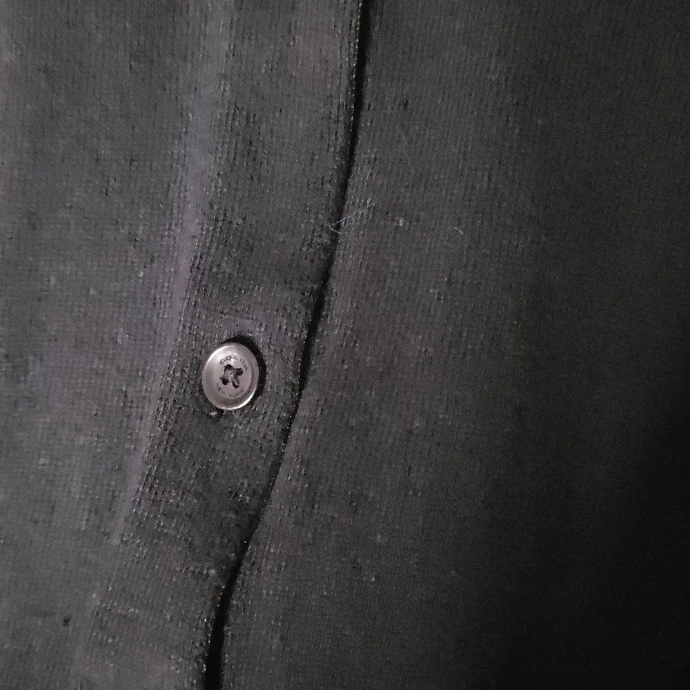 Coach Elegant Black Button-Up Cardigan